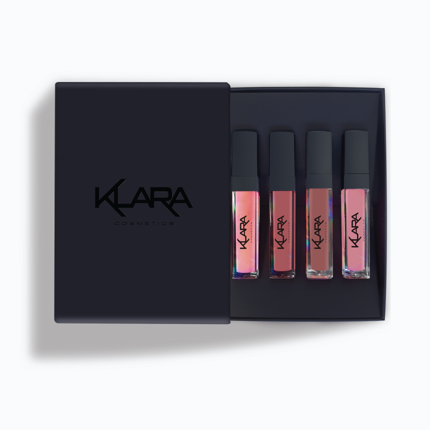 Kiss Proof Matte Liquid Lipstick Quads - Klara Cosmetics