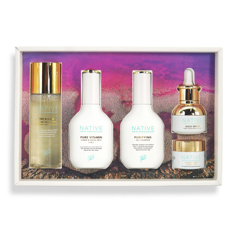 Native 5 Step Essentials Kit - Klara Cosmetics