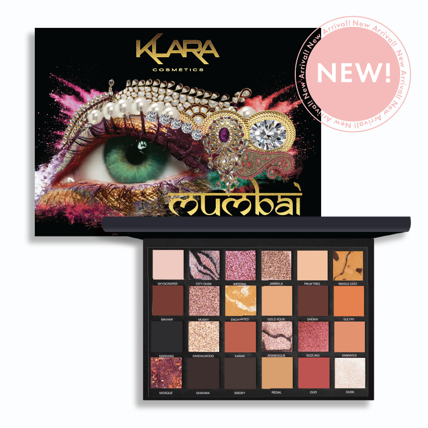 24 SHADE EYESHADOW PALETTE - MUMBAI - Klara Cosmetics